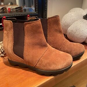 Sorel Kids Wedge Suede Boots